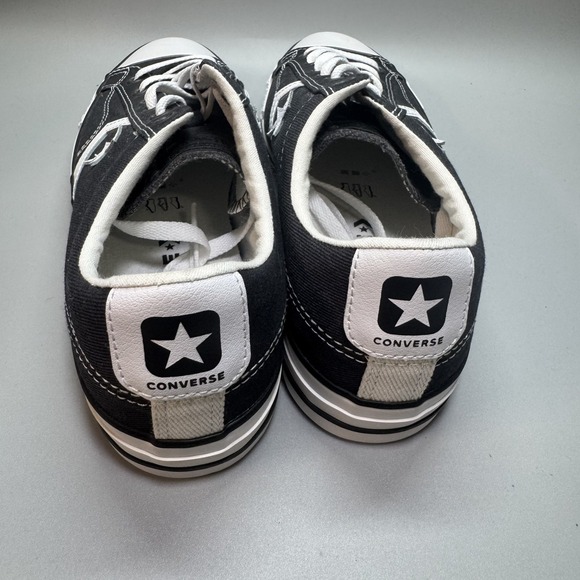 Converse Star Player Ox All Star Black Low TopTrainers Mens 9 NEW TRIED ON - Picture 5 of 9
